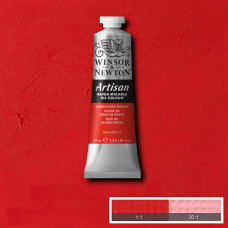 Краска масляная водорастворимая Winsor Artisan Water Mixable 37 мл, № 099, Cadmium Red Medium Нежно-Красный Кадмий