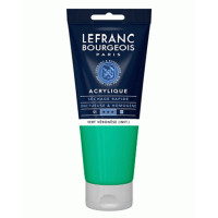 Акриловая краска Lefranc Fine Acrylic Color, 200 мл, № 549, Veronese Green Shade Веронский Зеленый