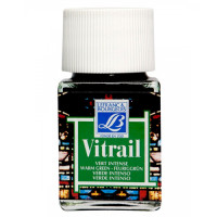Вітражна фарба Vitrail 50 мл №534 Зелений мокрий