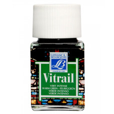 Вітражна фарба Vitrail 50 мл №534 Зелений мокрий