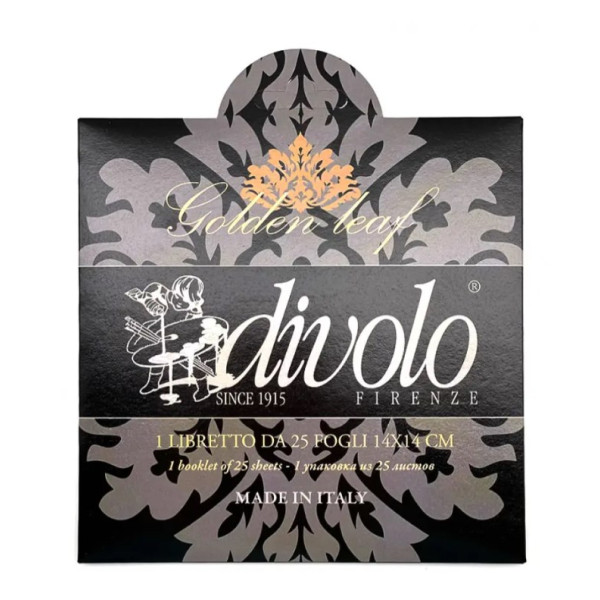 Поталь срібло Imitation Metal Leaf, 14х14 см, 25 шт., Divolo
