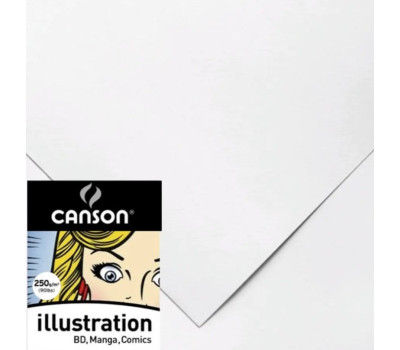 Бумага для маркеров Canson Illustration 250 г/м2, 50х65 см, 1 лист