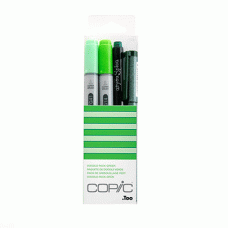 Набір спиртових маркерів Copic Ciao Set Doodle Pack Green, Зелені відтінки 2+1+1 шт