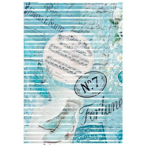 Декупажна карта на рисовому папері Cadenсe Rice Paper А4 Decoupage А4 №320