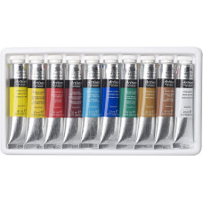 Набор водорастворимых масляных красок Winsor Newton Artisant, 10 цветов по 21 мл