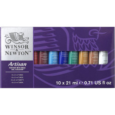Набор водорастворимых масляных красок Winsor Newton Artisant, 10 цветов по 21 мл