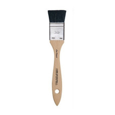Пензель флейц, з ворсу кози плоский DaVinci Black Goat № 30 арт 550_30