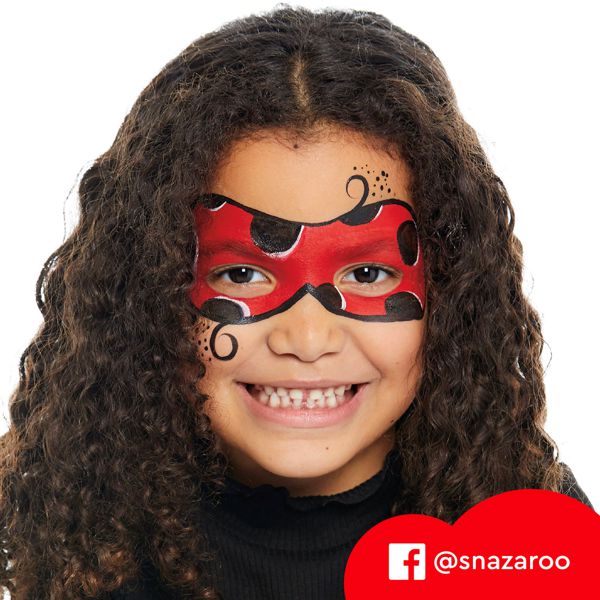 Набор для грима Snazaroo Animal World: 8 цветов, 1 губка, 1 кисточка, 2 трафарета, буклет