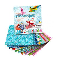 Набір паперу для орігамі Folia Kids, 15х15 см, 80 гр., 50 аркушів