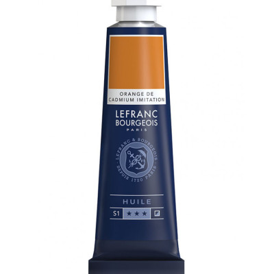 Фарба олійна Lefranc Fine 40 мл №797 Cadmium Orange Hue Кадмій Помаранчевий Темний