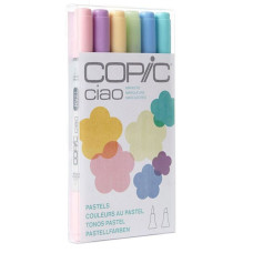 Набір спиртових маркерів Copic Ciao Set Pastels Пастельні тони, 6 шт