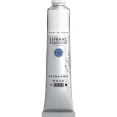 Масляная краска Белила титановые Lefranc Extra-Fine 200 мл, №008, S1, Titanium White