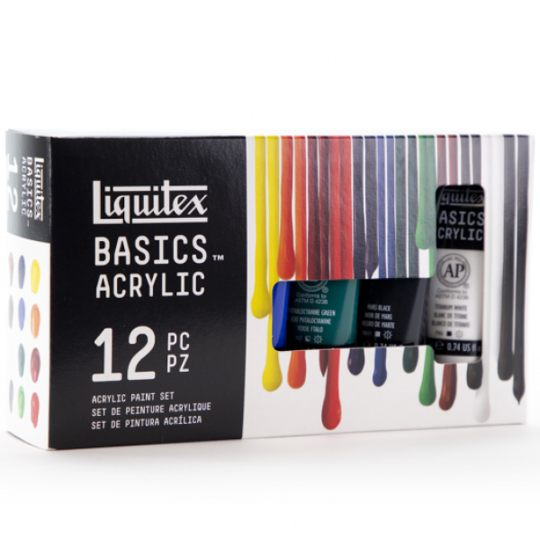 Акриловые краски в наборе Liquitex Acrylic Studio, 12х22 мл