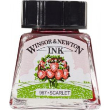 Туш художня Winsor Newton Drawing Inks 14 мл №601 Червоний