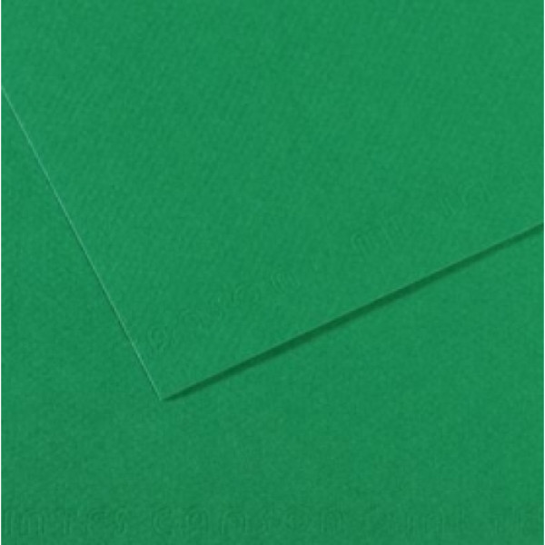 Бумага пастельная Canson Mi-Teintes 160 г/м2 50x65 см, №575 Viridian Зеленый