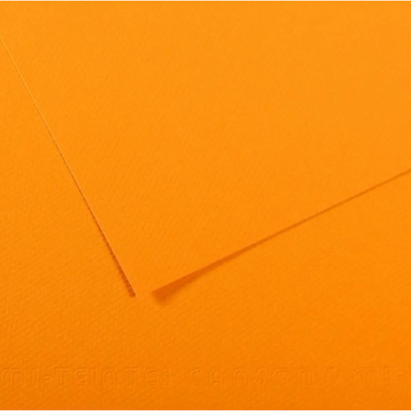 Папір для пастелі Canson Mi-Teintes, №553 Кадмій темно-жовтий Cadmium yellow deep, 160 г/м2, 75x110 см