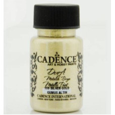Акрилова фарба металік Cadence Dora Metallic Paint, 50 мл, Золоте срібло