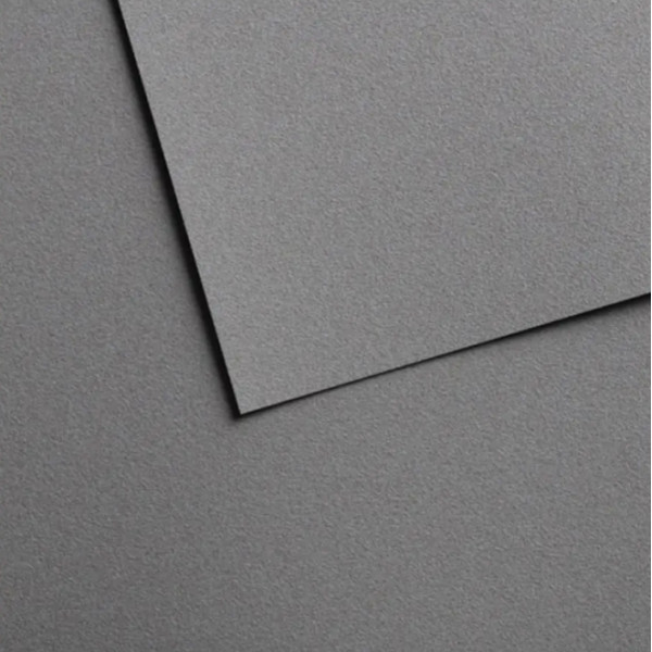 Папір для пастелі №611 Графітово-сіра Graphite grey Mi-Teintes Velvet Canson, 430 г/м2, 50x65 см, 1 лист