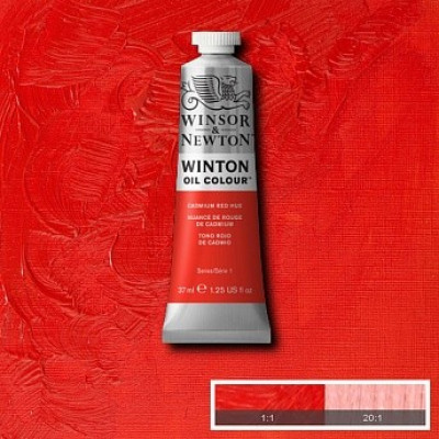Масляная краска Winsor Newton Winton Oil Colour 37 мл №095 Cadmium red Кадмий красный