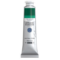 Масляная краска Lefranc Extra Fine 40 мл № 906 Phthalo armor green Фтало зеленый бронзовый