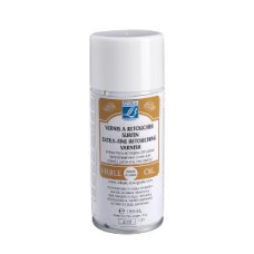 Лак в аэрозоли ретушный сатиновый Lefranc Superior retouching varnish, 150 мл