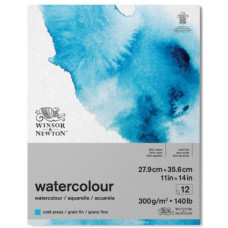 Блок паперу для акварелі холодного преса Winsor Newton Watercolour Classic range, 25,4х35,6 см, 12 листів