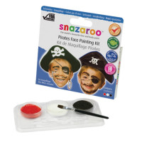 Набор красок для грима Snazaroo, кисточка Pirate , 3х2 мл арт 1184880