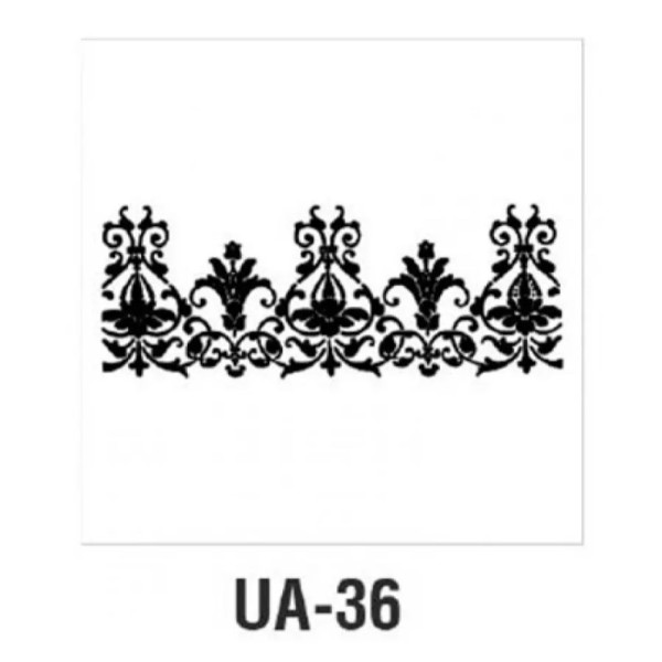 Трафарет Cadence UA Stensil, 10*25 см, UA-36