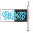 Акриловый маркер Copic Acrea Paint Marker 0,8 мм, 018 Turquoise Blue (Бирюзово-голубой)