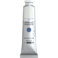 Олійна фарба Lefranc Extra Fine 40 мл №013 Titanium zinc white Титанові цинкові білила