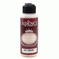 Пудра флок для ногтей бархатная, Cadence 120 мл Кремовый