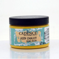 Меловая акриловая краска Cadence Very Chalky Home Decor, 150 мл, Желтый