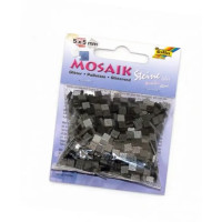 Мозаика, Folia глиттерная Glitter assortments 45 гр, 5x5 мм (700 шт), №05 Grey (Серый)
