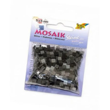 Мозаїка, Folia глітерна Glitter assortments 45 гр, 5x5 мм (700 шт), №05 Grey (Сірий)