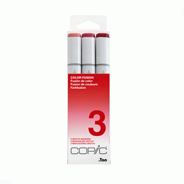 Набір спиртових маркерів Copic Sketch Set Color Fusion 3, 3 шт