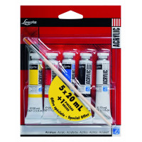 Краски акрил Louvre набор Acrylic Set 5x20 мл арт 806788