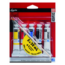 Краски акрил Louvre набор Acrylic Set 5x20 мл арт 806788