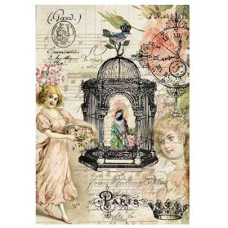 Декупажна карта на рисовому папері Cadenсe Rice Paper А4 Decoupage А4 №151