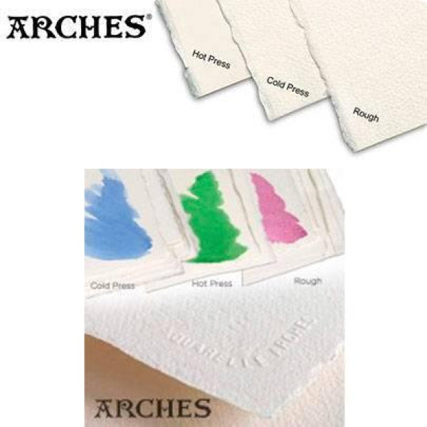 Блок для акварели крупнозернистый Arches Rough Grain 185 гр, 23x31 см 20 листов арт. 1795078