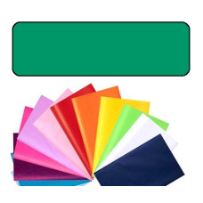 Папір обгортковий тишею однотонний Folia Tissue Paper 20 г/м2, 50x70 см, 13 листів, №52 Dark green Темно-зелений