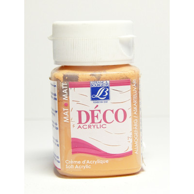 Акриловая краска матовая Lefranc Deco Matt Acrylic Cream, №139 Pottery Керамический, 50 мл