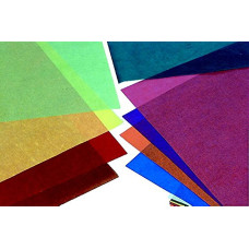 Набір флізеліну Folia Translucent Decorative Sheets, 23x33 см Асорті, 10 шт
