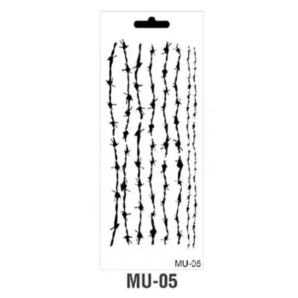 Трафарет Cadence MU Mix Media Stensil, 10*25 см, MU-05