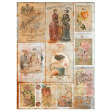 Декупажная карта на рисовой бумаге Rice Paper Decoupage Cadence, №424