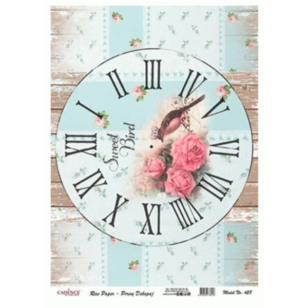 Декупажная карта на рисовой бумаге Rice Paper Decoupage Cadence, №328