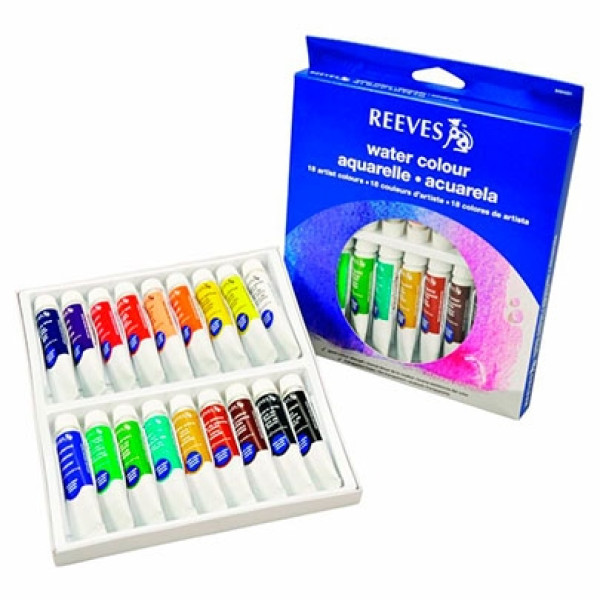 Акварельні фарби Reeves Woter colour Set, 18 кольорів, 10 мл