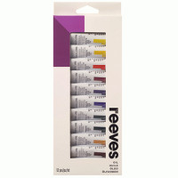 Набор масляных красок Reeves Oil Colour Set 10 мл, 12 цветов 8591006