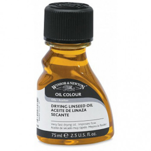 Масло льняное быстросохнущее Winsor Newton Drying Linseed Oil, 75 мл