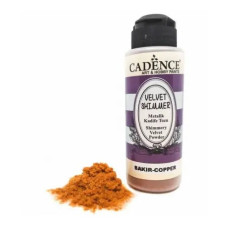 Пудра бархатная перламутровая флок Velvet Powder Shimmer Cadence, 120 мл, Copper Медь