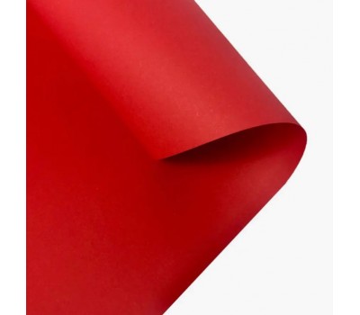 Бумага Folia Tinted Paper 130 г/м2, 50x70 см, №20 Hot red Темно-красный